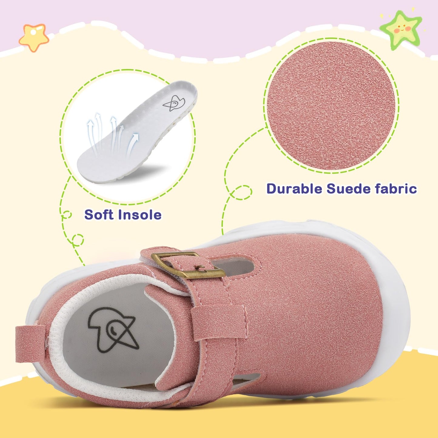 Toddler Shoes Girls Boys Wide Barefoot Shoes