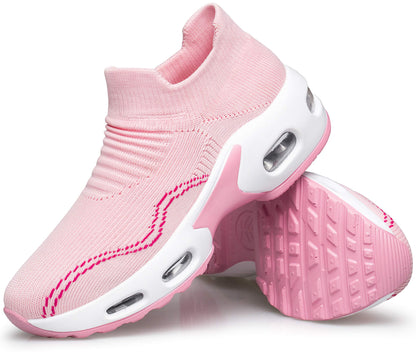 Womens Walking Shoes Slip on Sock Sneakers
