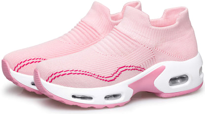 Womens Walking Shoes Slip on Sock Sneakers