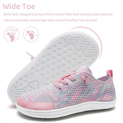 Toddler Little Kids Wide Barefoot Shoes Boys Girls Minimalist Sneakers