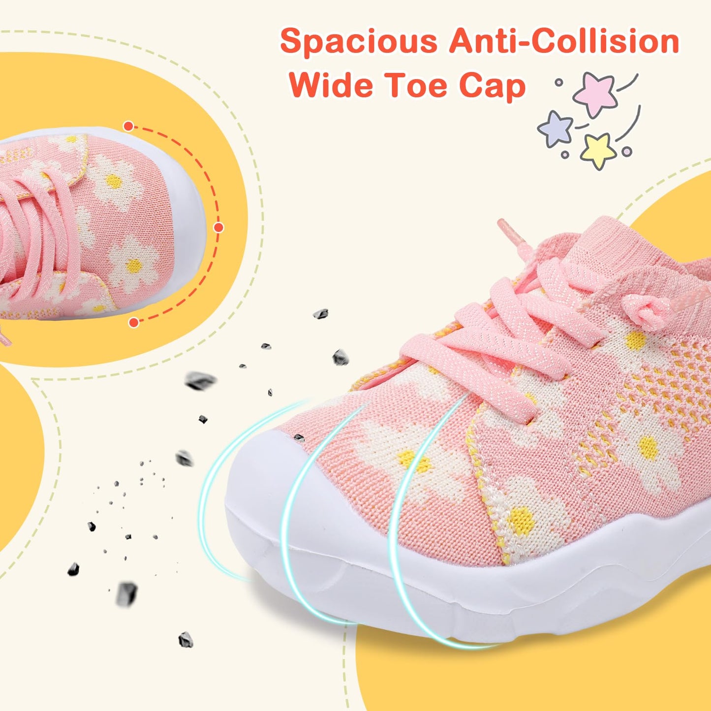 Toddler Shoes Boys Girls Barefoot Shoes Kids Breathable Sneakers
