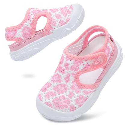 Toddler Sandals Boys Girls Wide Sandals Kids Water Sandal Shoes Lightweight Barefoot Summer Shoes for Beach Swim
