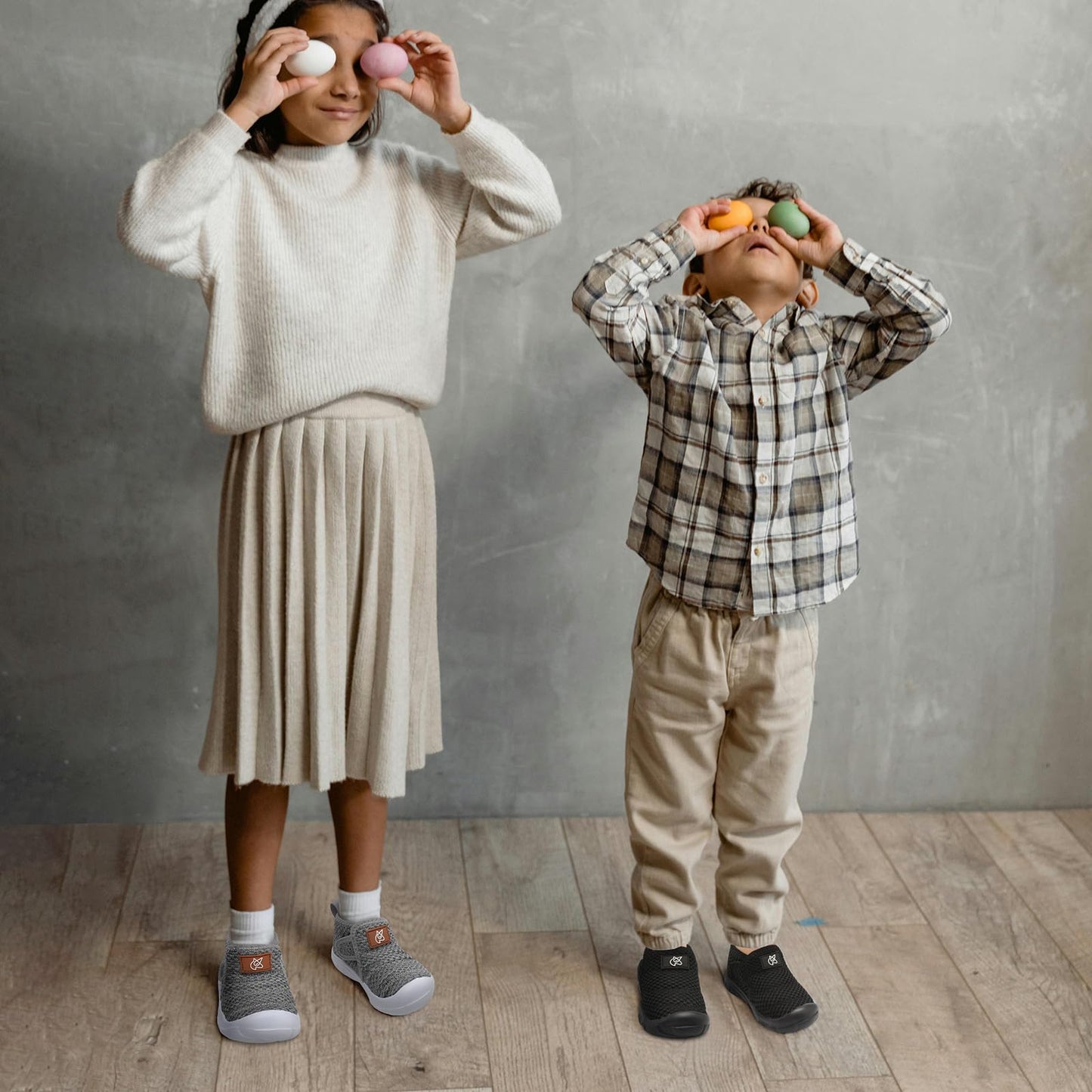 Toddler Shoes Boys Girls Sneakers Comfy Barefoot Shoes