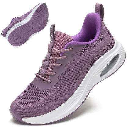 Wide Toe Box Shoes Women Air Cushion Road Running Shoes Extra Wide Width Sneakers