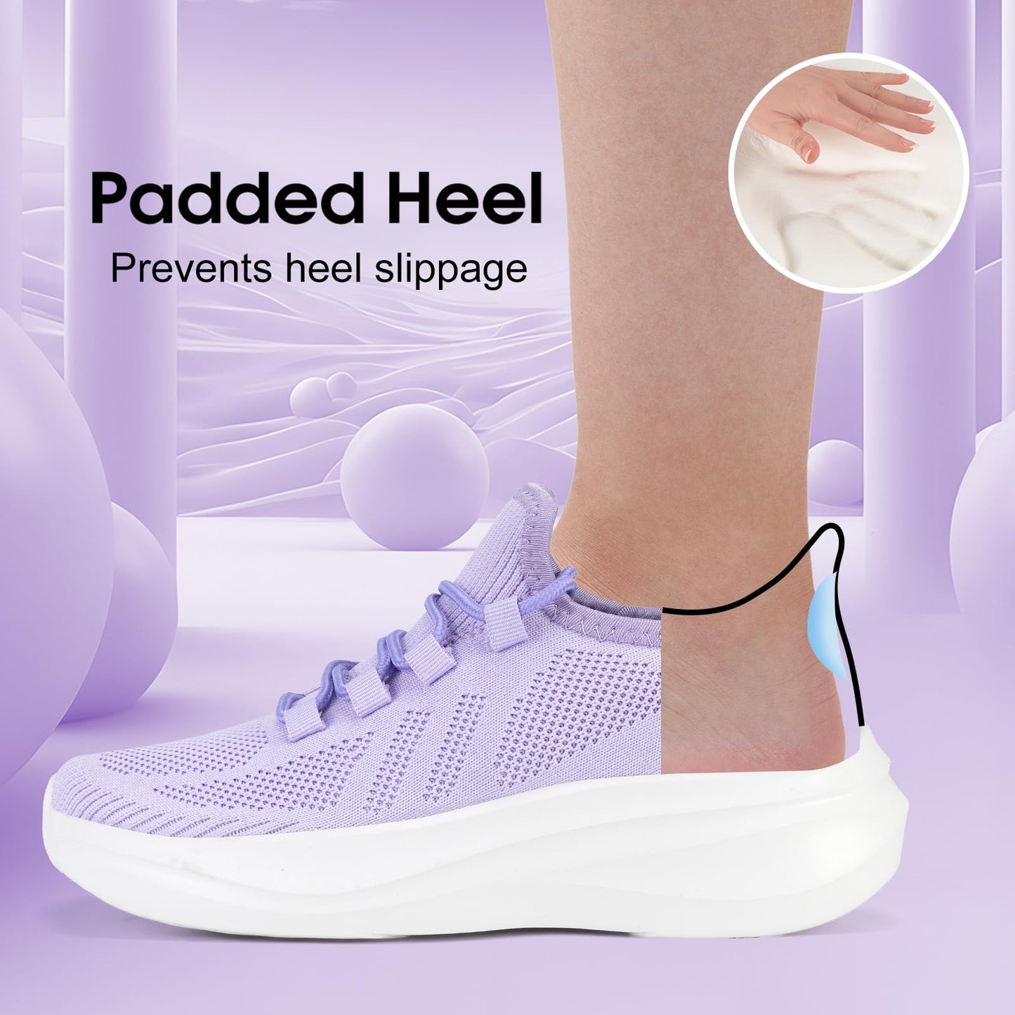 ZOVE Wide Toe Box Shoes Women Extra Wide Width Tennis Sneakers