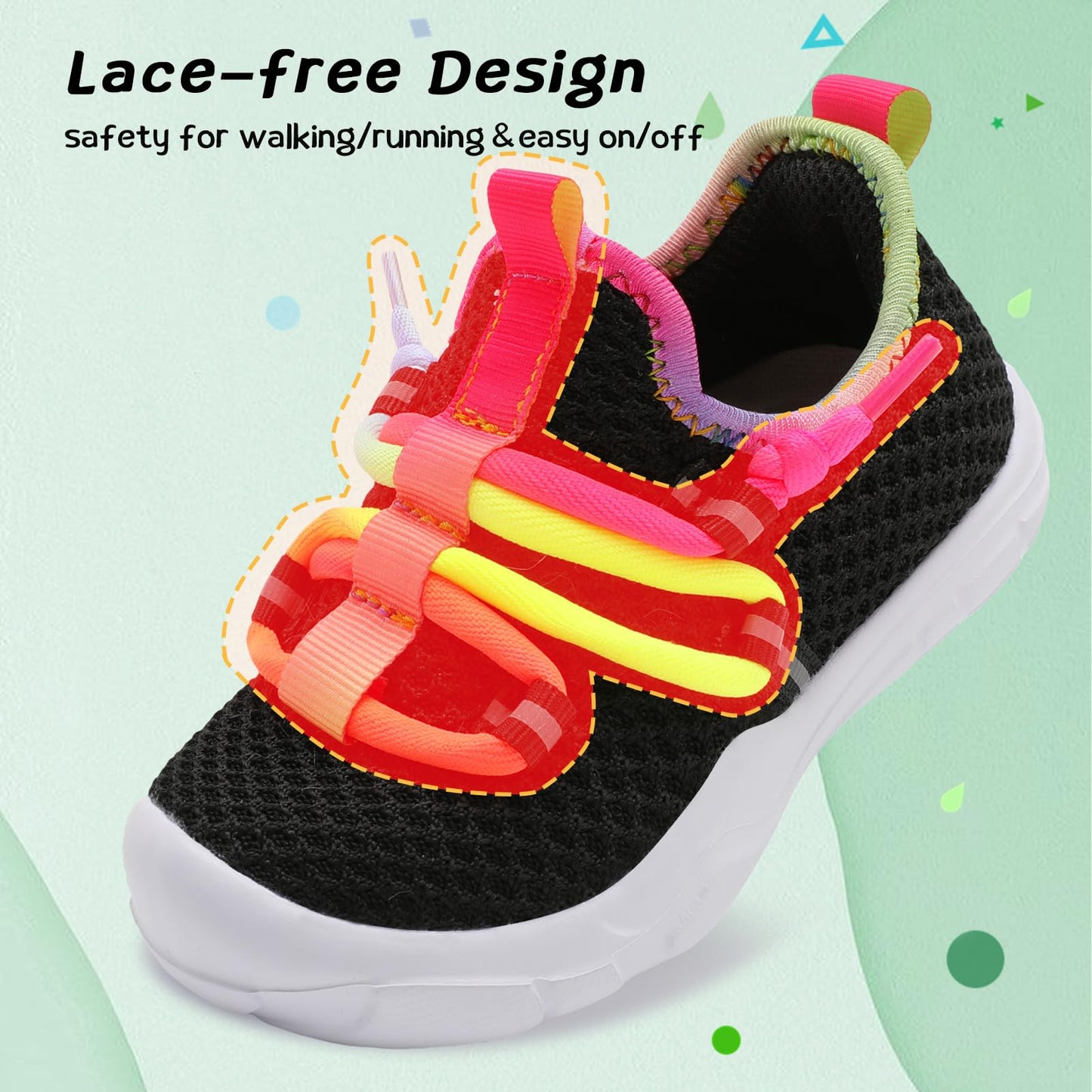 Toddler Shoes Boys Girls Barefoot Shoes Kids Breathable Walking Running Shoe