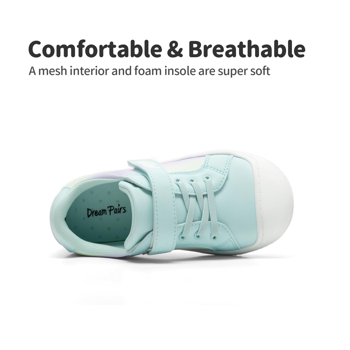 Toddler Boys Girls Sneakers Casual Lightweight Kids Storybook Walking Skate Shoes