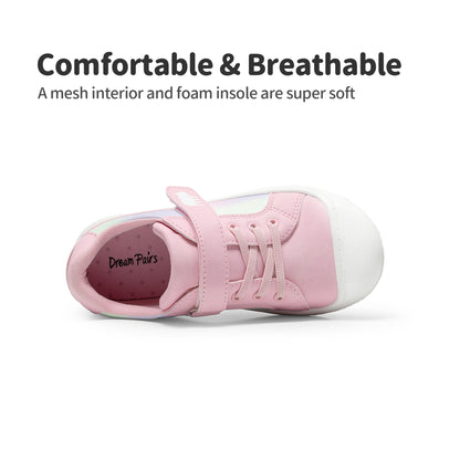 Toddler Boys Girls Sneakers Casual Lightweight Kids Storybook Walking Skate Shoes