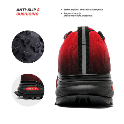 Men's Trail Running Shoes Fashion Walking Hiking Sneakers for Men Tennis