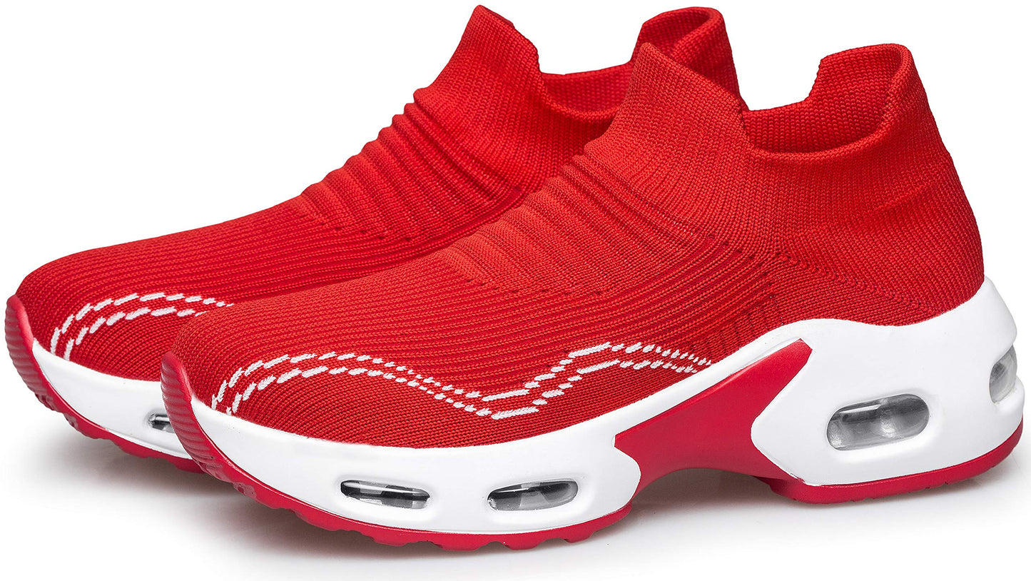 Womens Walking Shoes Slip on Sock Sneakers