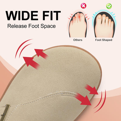 Womens Wide Clogs Adjustable Diabetic Mules Slip on Clog Slippers