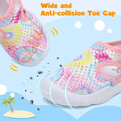 Toddler Sandals Boys Girls Wide Sandals Kids Water Sandal Shoes Lightweight Barefoot Summer Shoes for Beach Swim