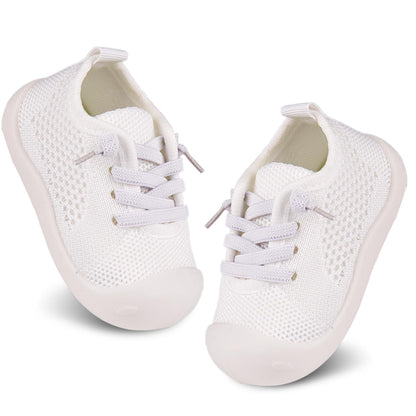 Baby Girl&Boy Toddler First Walking Shoes Barefoot Slip On Wide Toe Box Shoes