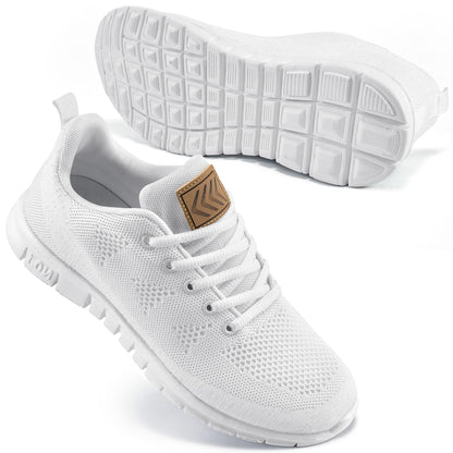Womens Sneakers Tennis Shoes: Fashion Lightweight Non Slip Footwear for Running Walking Casual