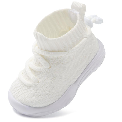 Toddler Shoes High Top Sneakers for Boys Girls Barefoot Wide Walking Tennis Shoes
