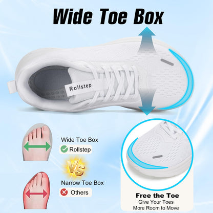 Wide Toe Box Shoes Women Sneakers Extra Wide Width Arch Support