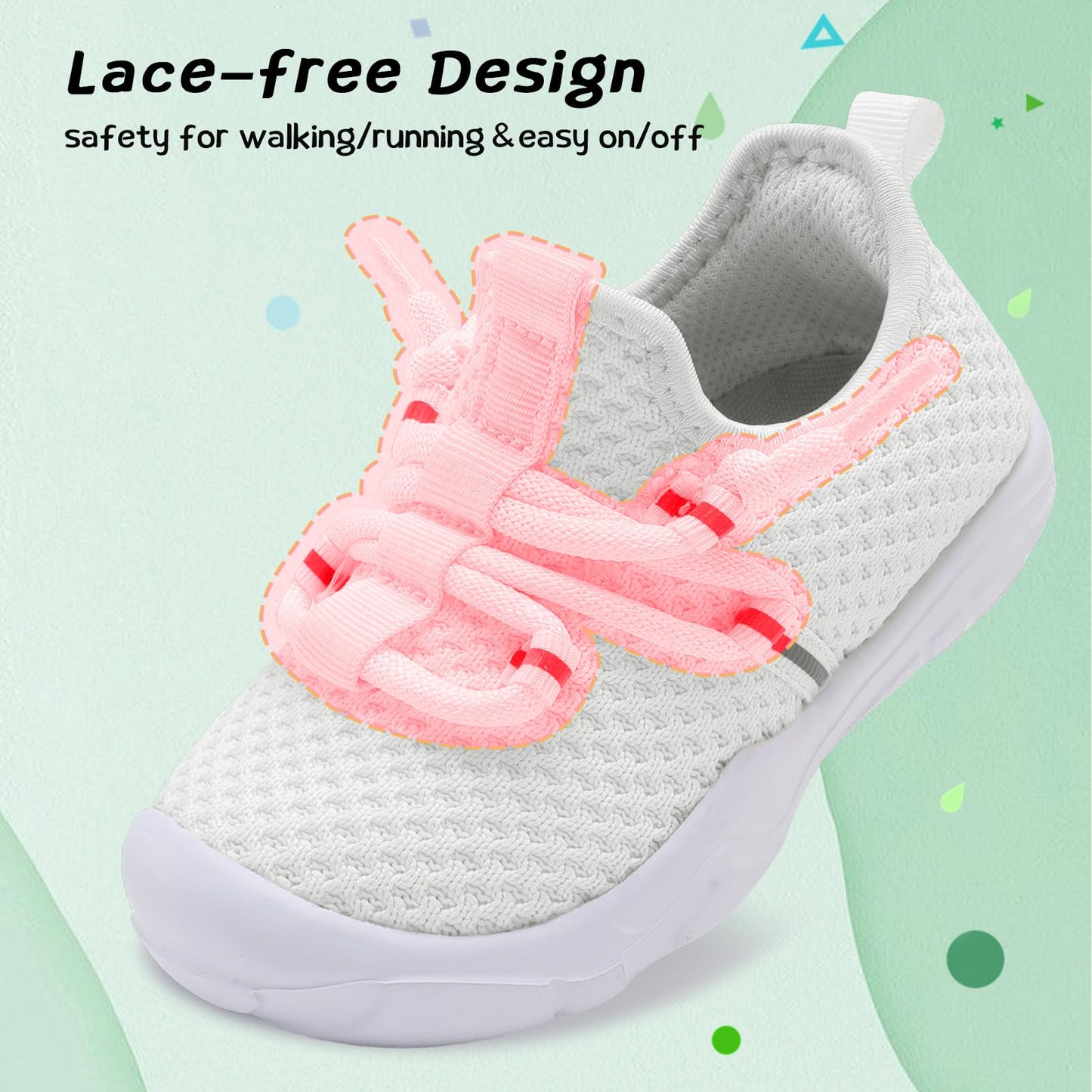 Toddler Shoes Boys Girls Barefoot Shoes Kids Breathable Walking Running Shoe