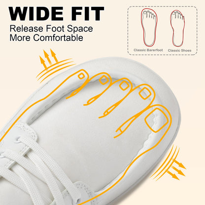 Womens Walking Shoes Barefoot Running Shoes Wide Toe Zero Drop Tennis Sneakers