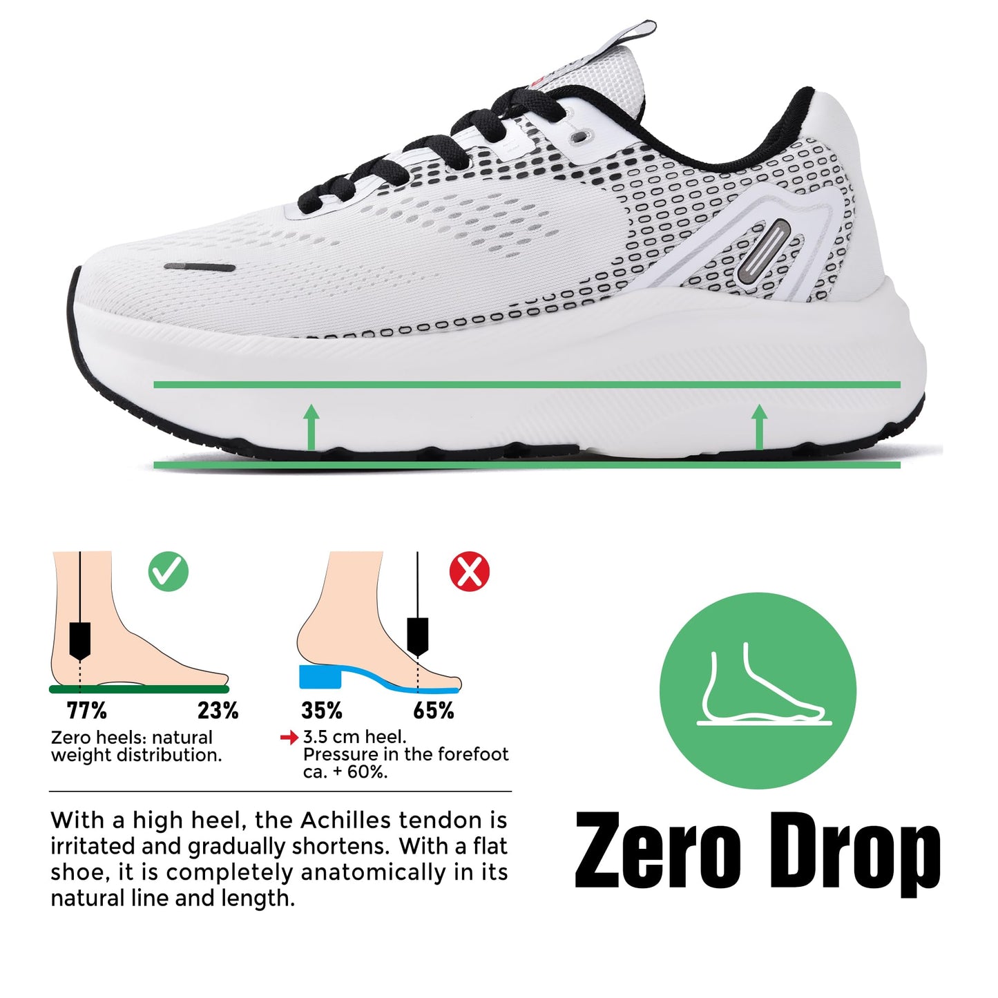 Wide Toe Box Shoes for Men Arch Support Shoes