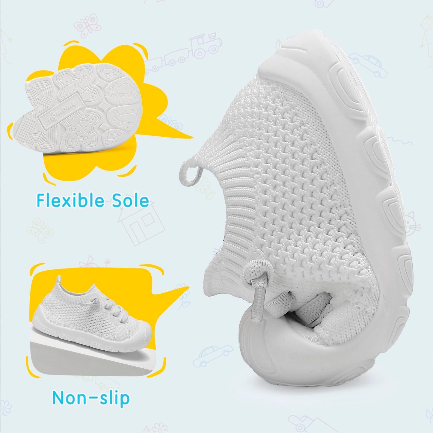 Baby Girls Boys Shoes Toddler Walking Sneakers