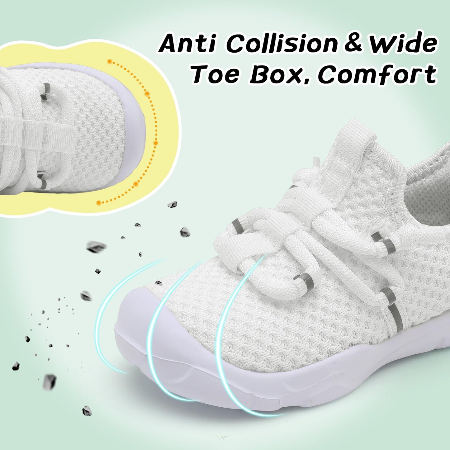 Toddler Shoes Boys Girls Barefoot Shoes Kids Breathable Walking Running Shoe