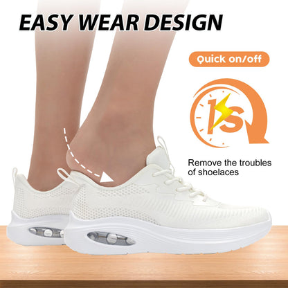 Wide Toe Box Shoes Women Air Cushion Road Running Shoes Extra Wide Width Sneakers