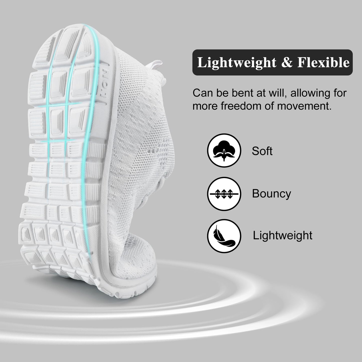 Womens Sneakers Tennis Shoes: Fashion Lightweight Non Slip Footwear for Running Walking Casual