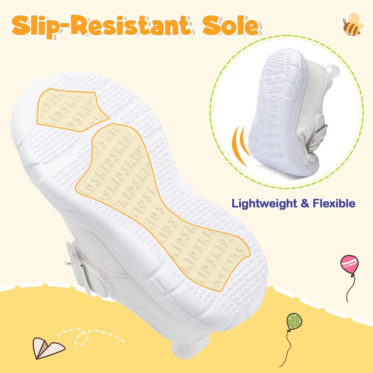 Toddler Shoes Girls Boys Wide Barefoot Shoes
