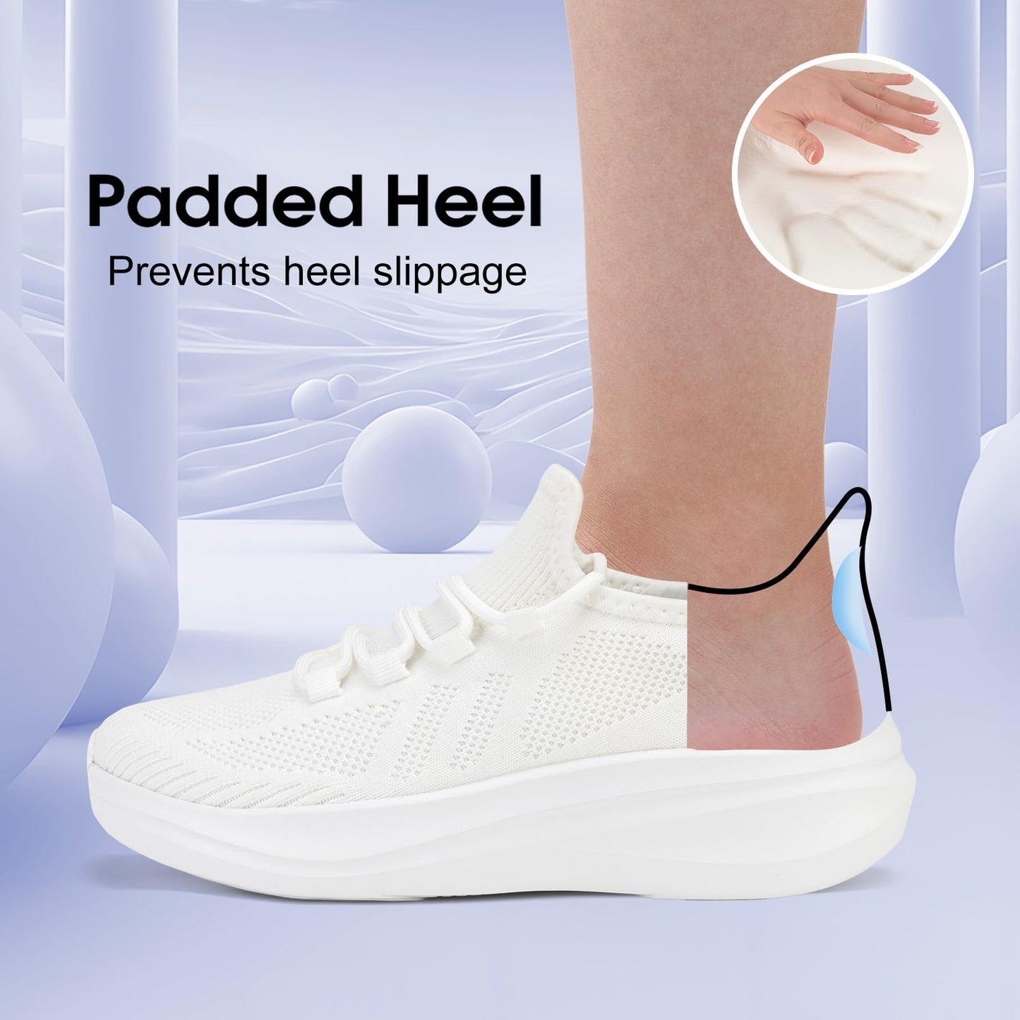 ZOVE Wide Toe Box Shoes Women Extra Wide Width Tennis Sneakers