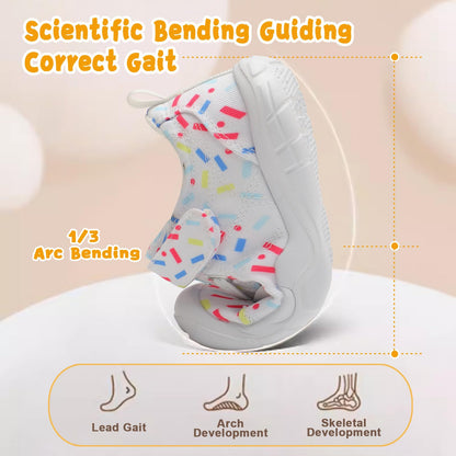 Kids Canvas Shoes Running Shoes for Girls Boys Wide Toe Box Barefoot Toddler Sneakers