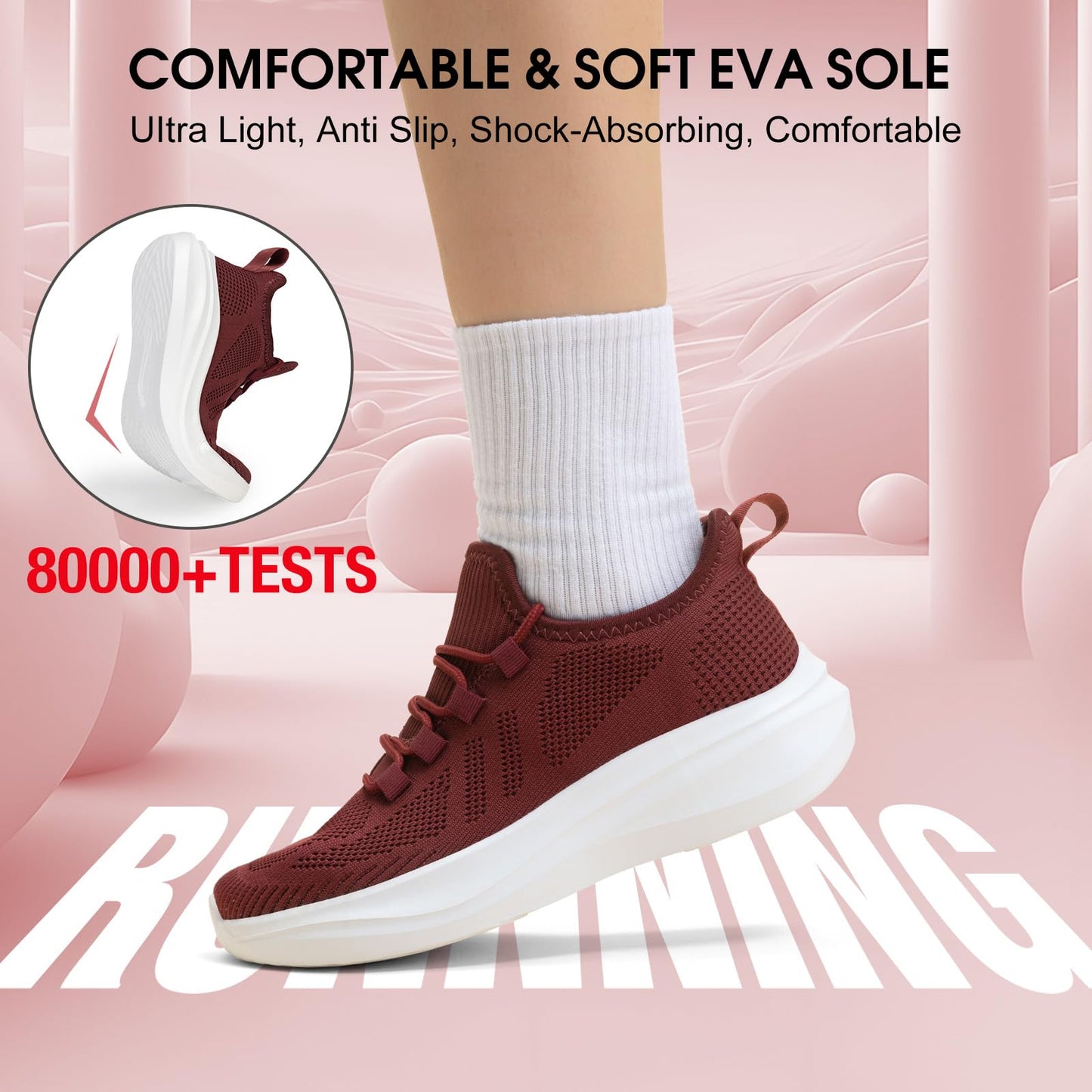 ZOVE Wide Toe Box Shoes Women Extra Wide Width Tennis Sneakers