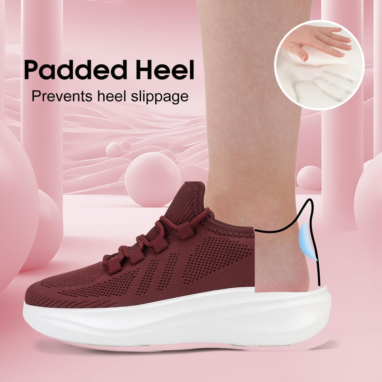 ZOVE Wide Toe Box Shoes Women Extra Wide Width Tennis Sneakers