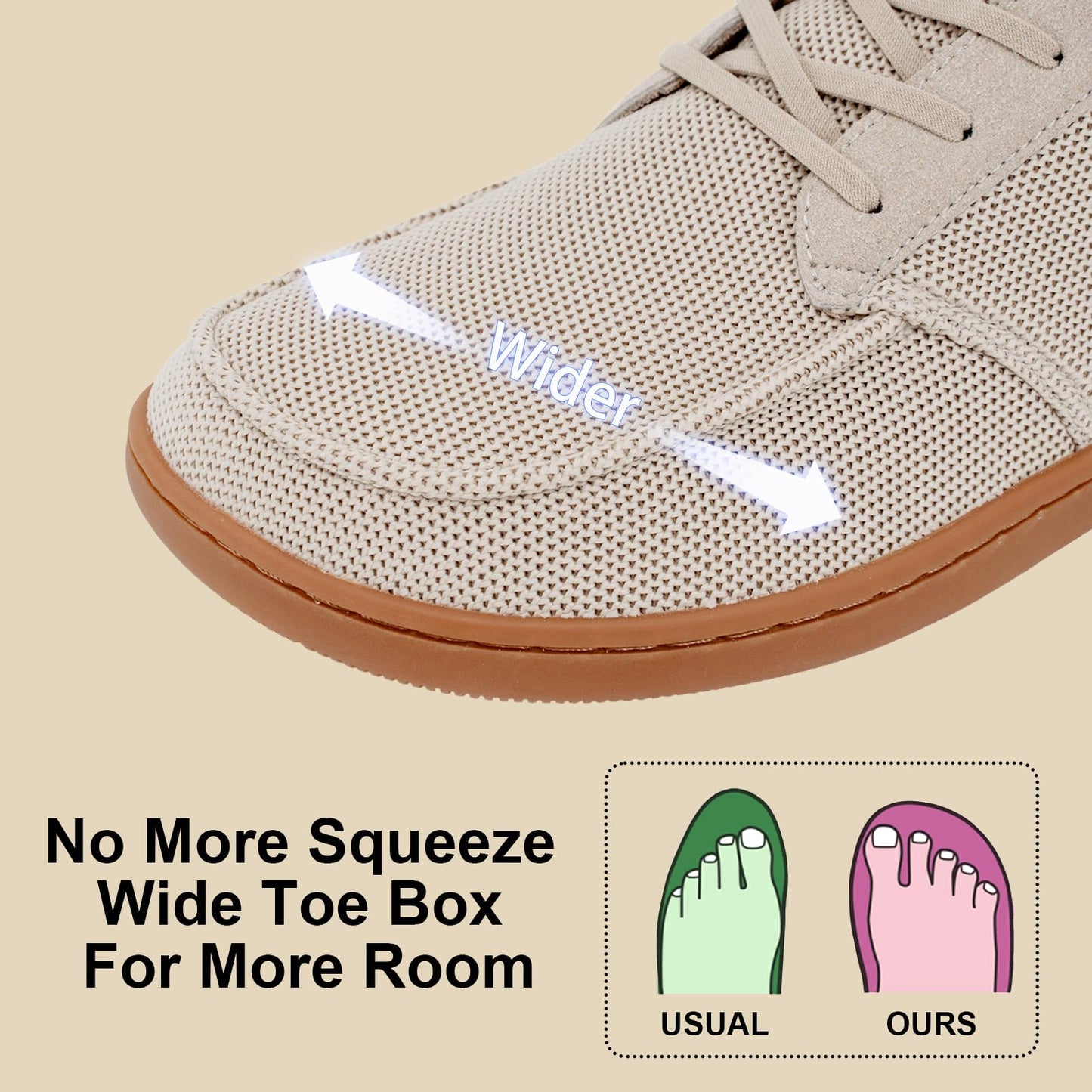 Men's Barefoot Wide Toe Box Shoes