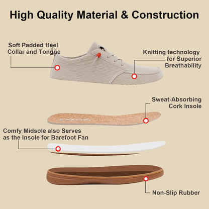 Men's Barefoot Wide Toe Box Shoes