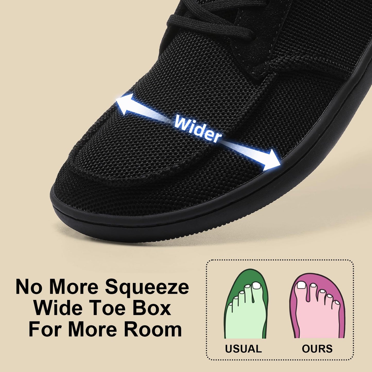 Men's Barefoot Wide Toe Box Shoes