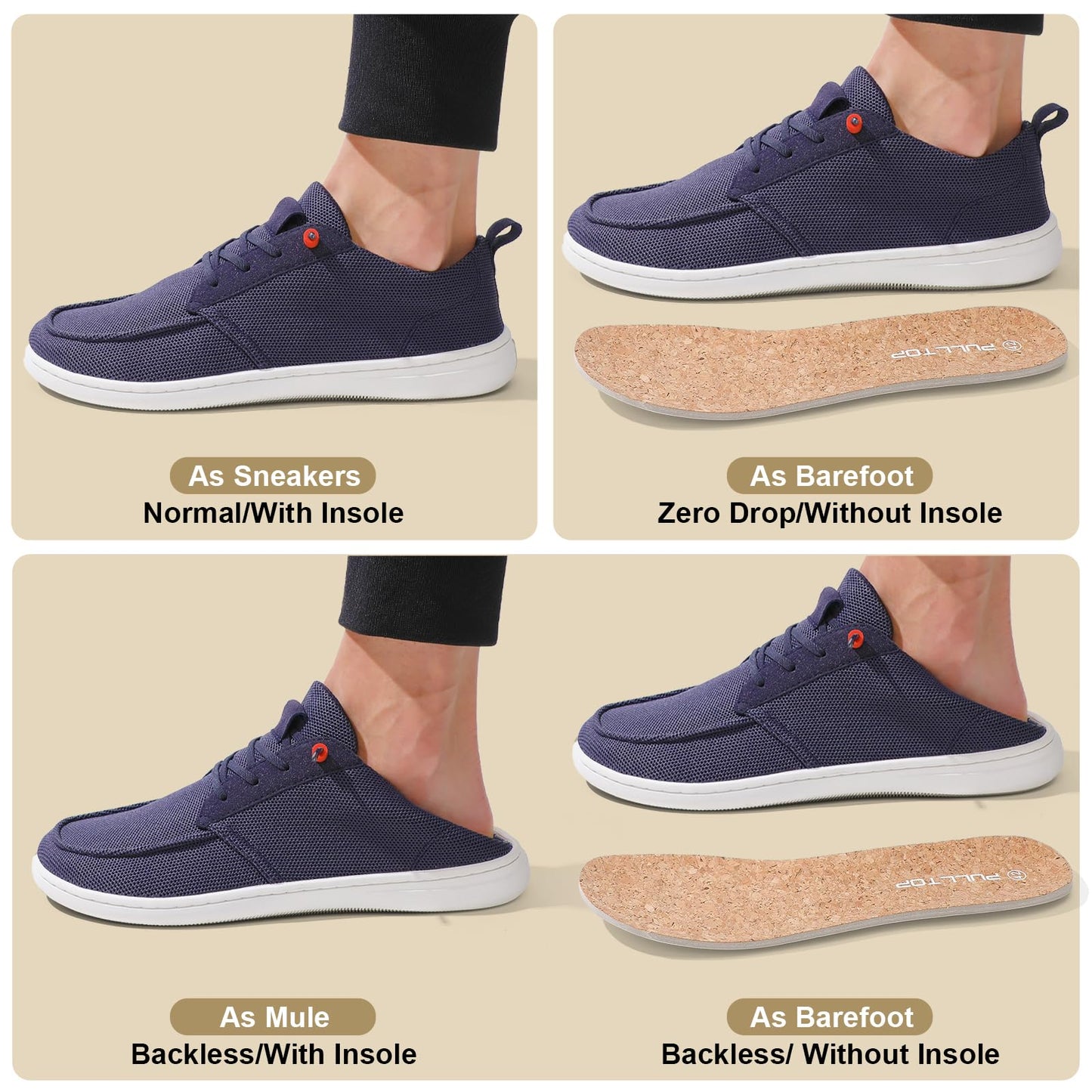 Men's Barefoot Wide Toe Box Shoes