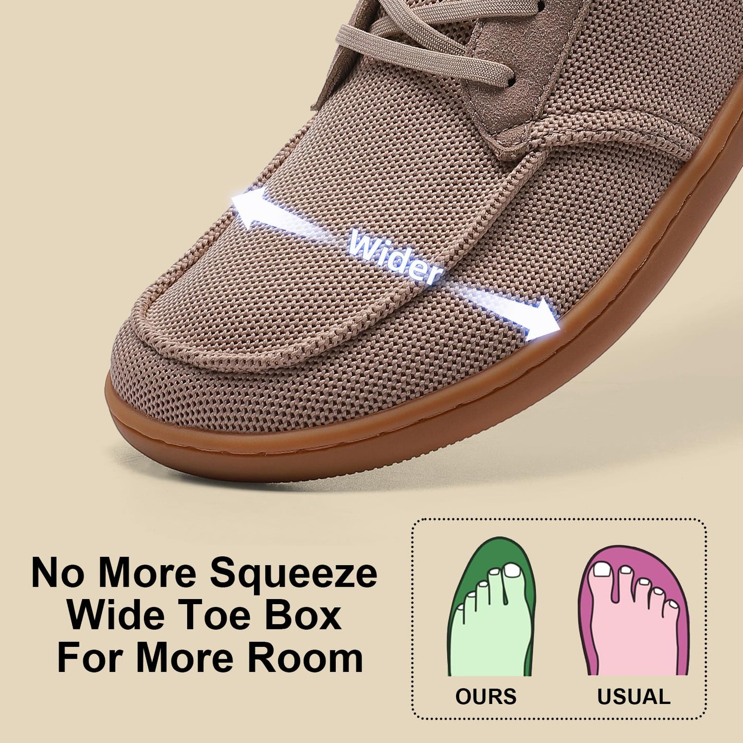 Men's Barefoot Wide Toe Box Shoes