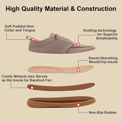 Men's Barefoot Wide Toe Box Shoes