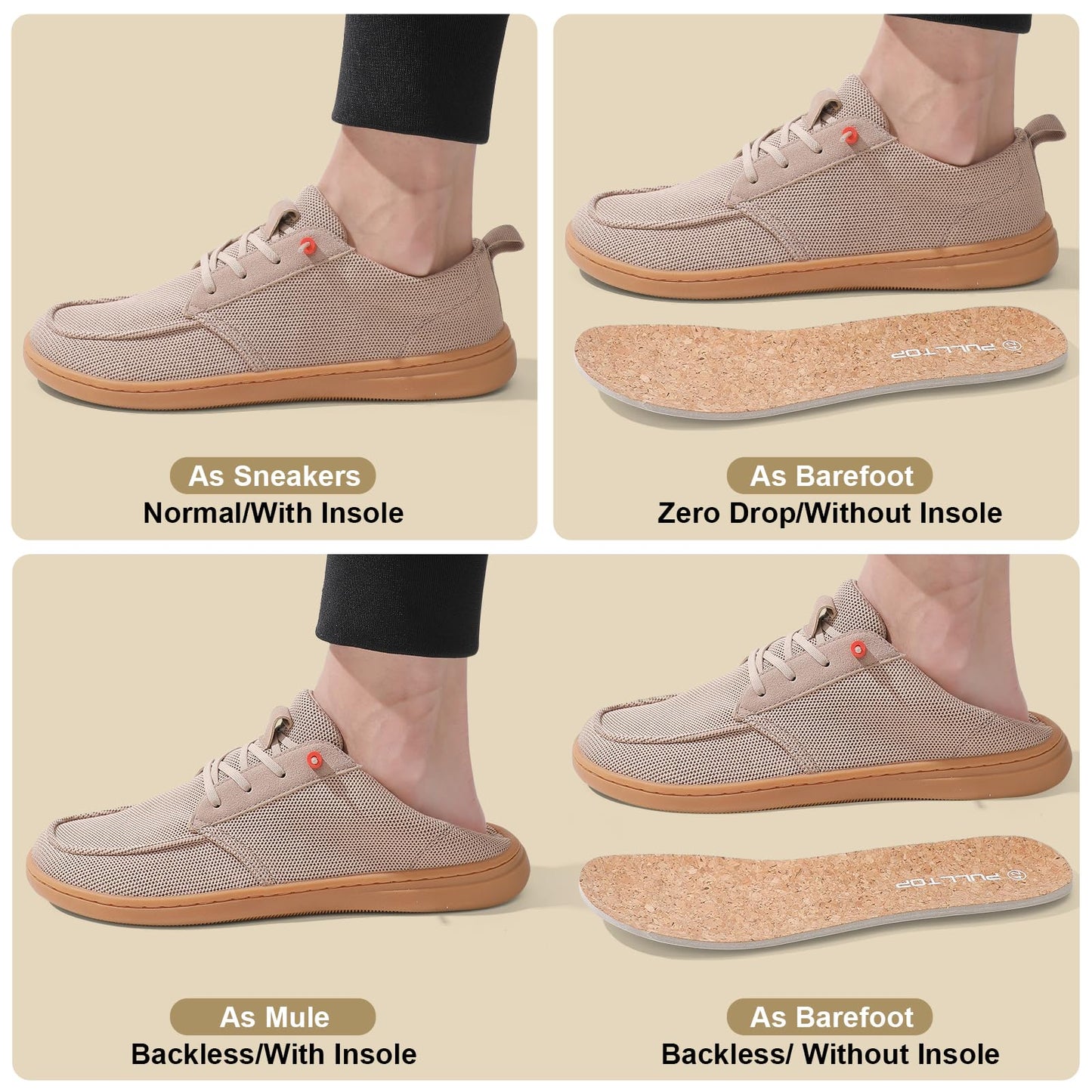 Men's Barefoot Wide Toe Box Shoes
