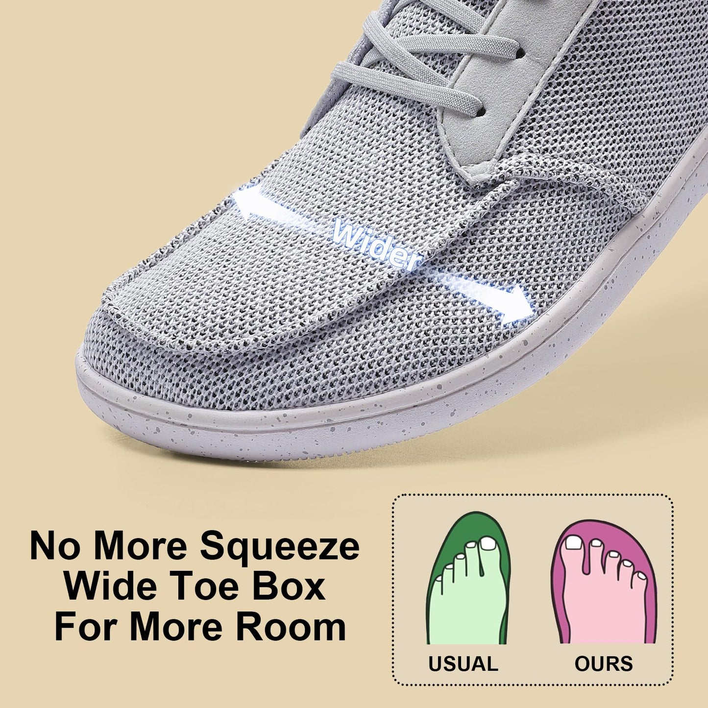 Men's Barefoot Wide Toe Box Shoes