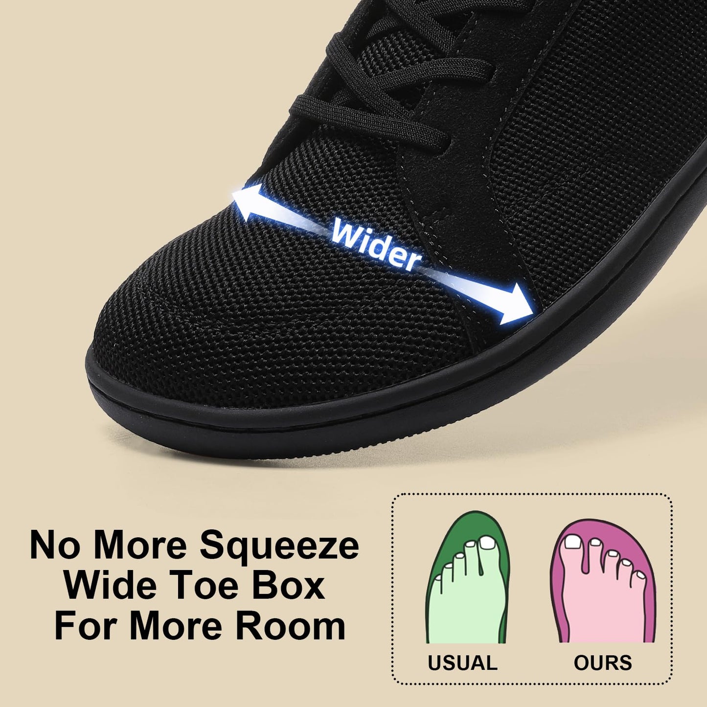 Men's Barefoot Wide Toe Box Shoes