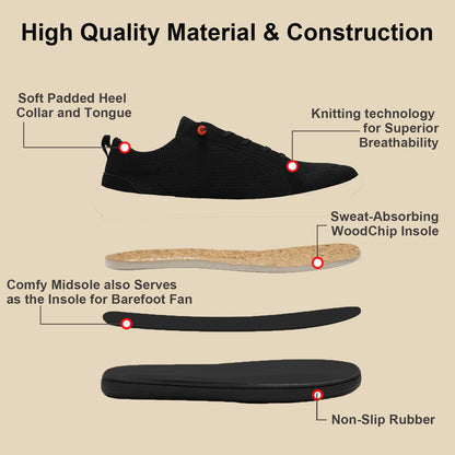 Men's Barefoot Wide Toe Box Shoes