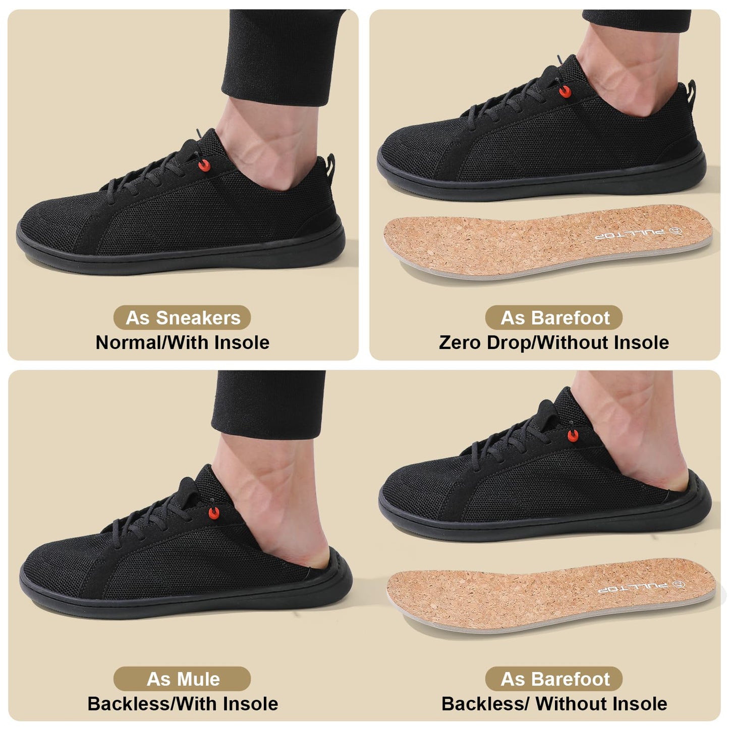 Men's Barefoot Wide Toe Box Shoes