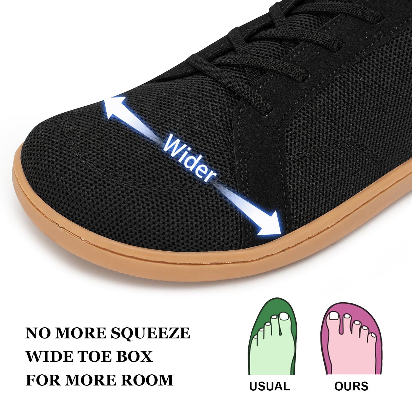 Men's Barefoot Wide Toe Box Shoes