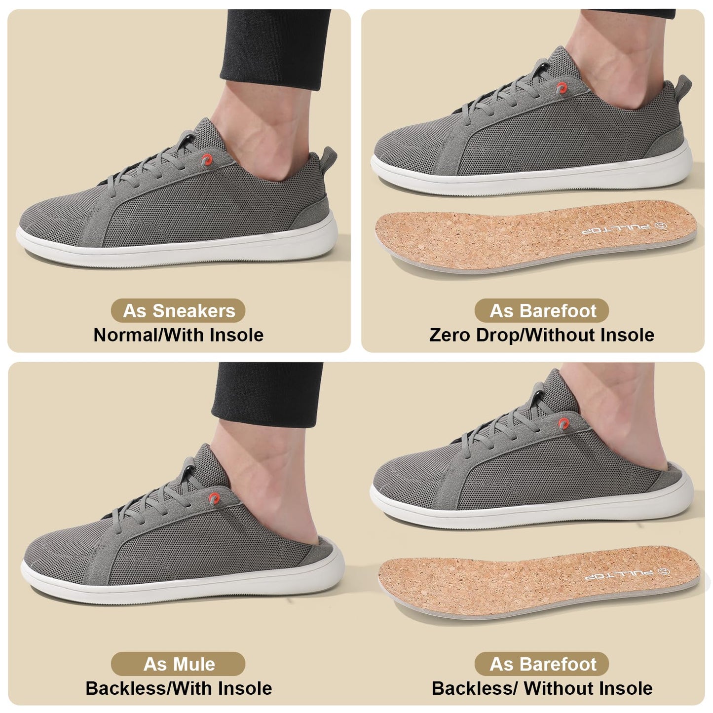 Men's Barefoot Wide Toe Box Shoes