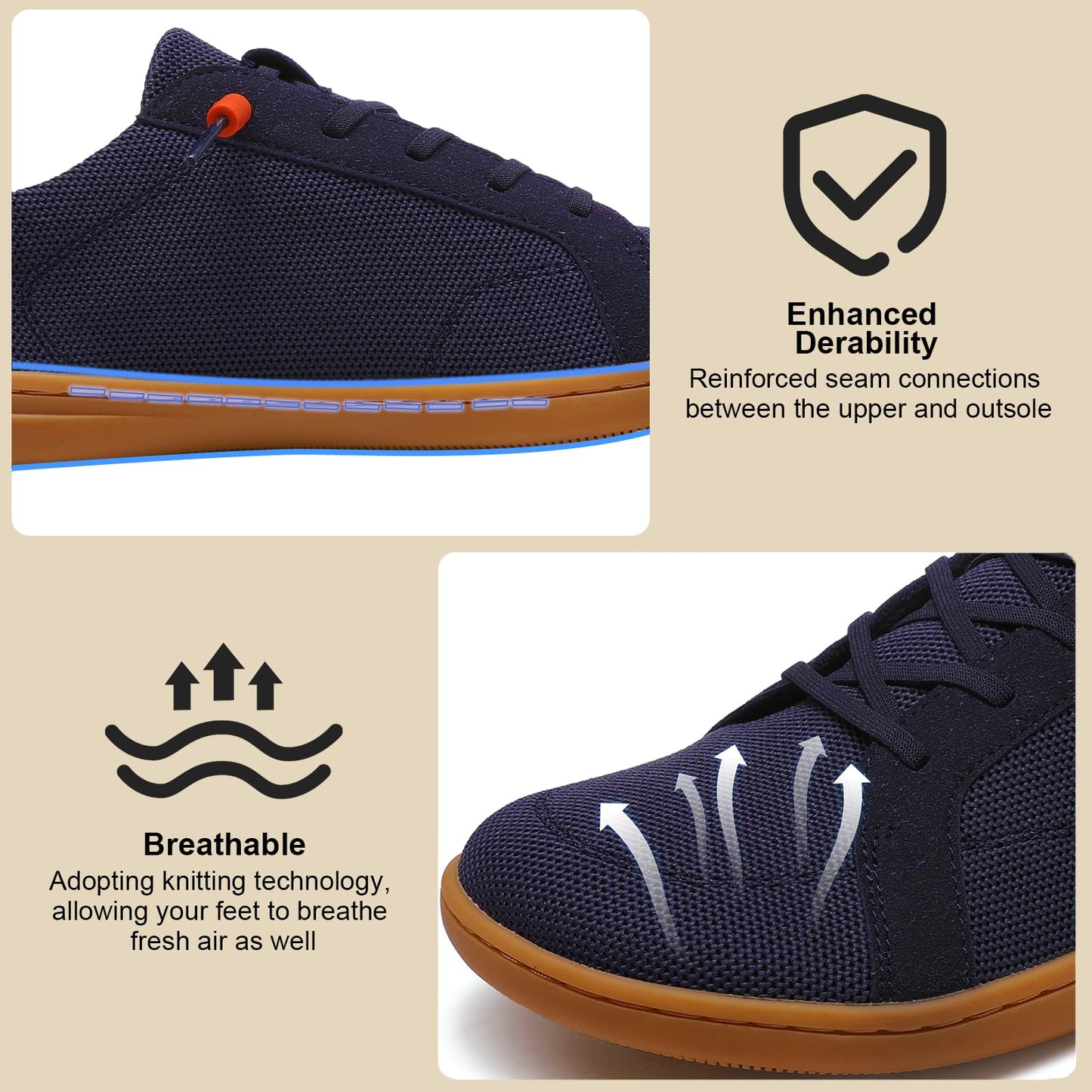 Men's Barefoot Wide Toe Box Shoes