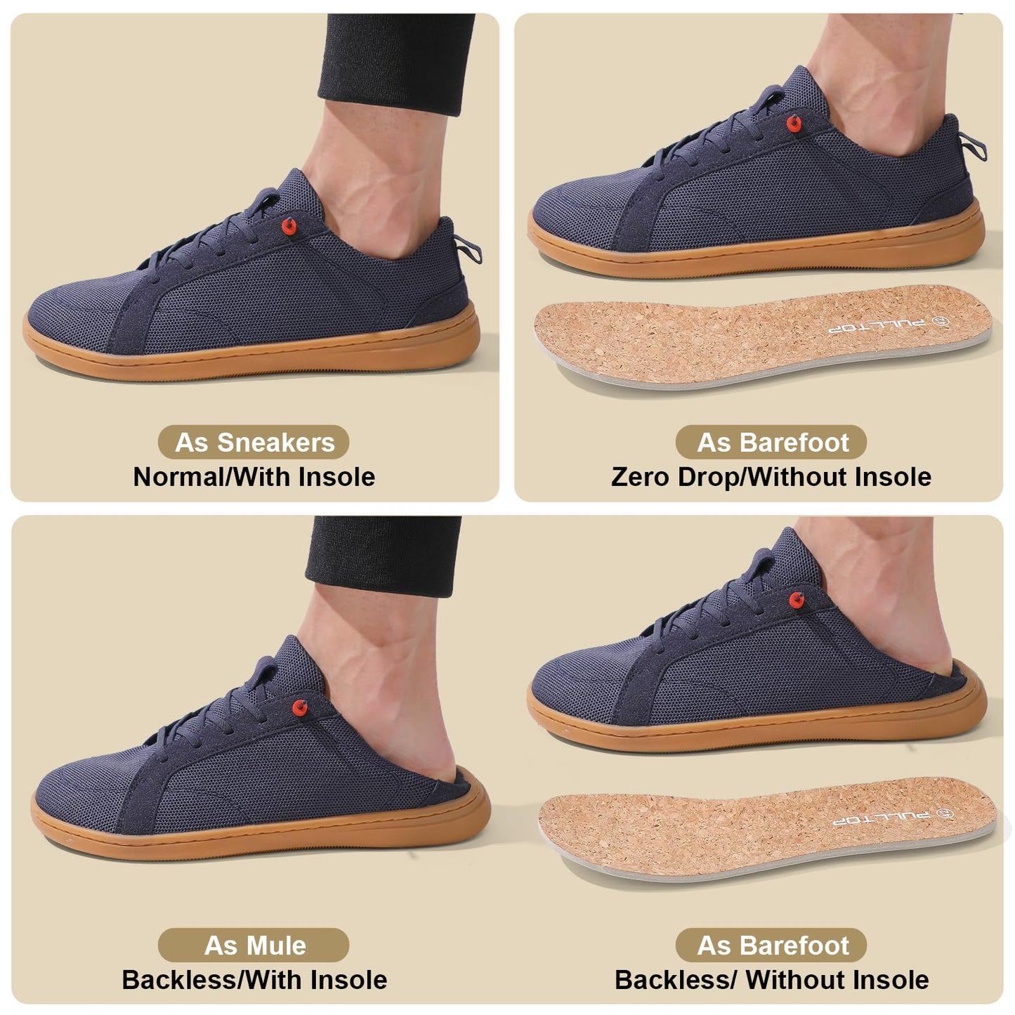 Men's Barefoot Wide Toe Box Shoes
