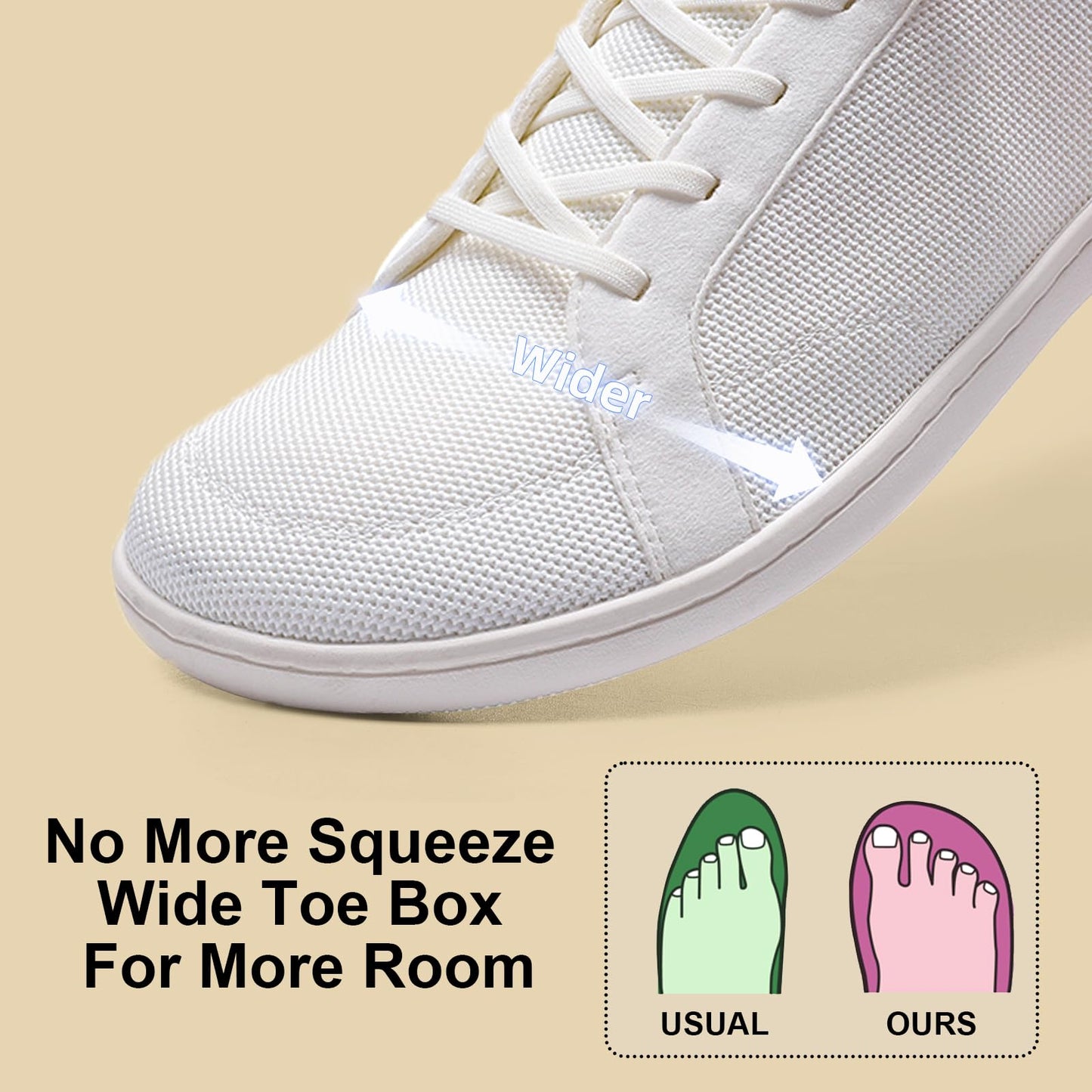 Men's Barefoot Wide Toe Box Shoes