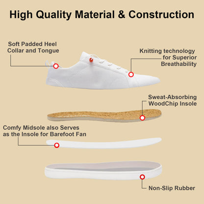 Men's Barefoot Wide Toe Box Shoes