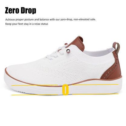 Mens Barefoot Dress Shoes Wide Toe Box Zero Drop Oxfords Shoes